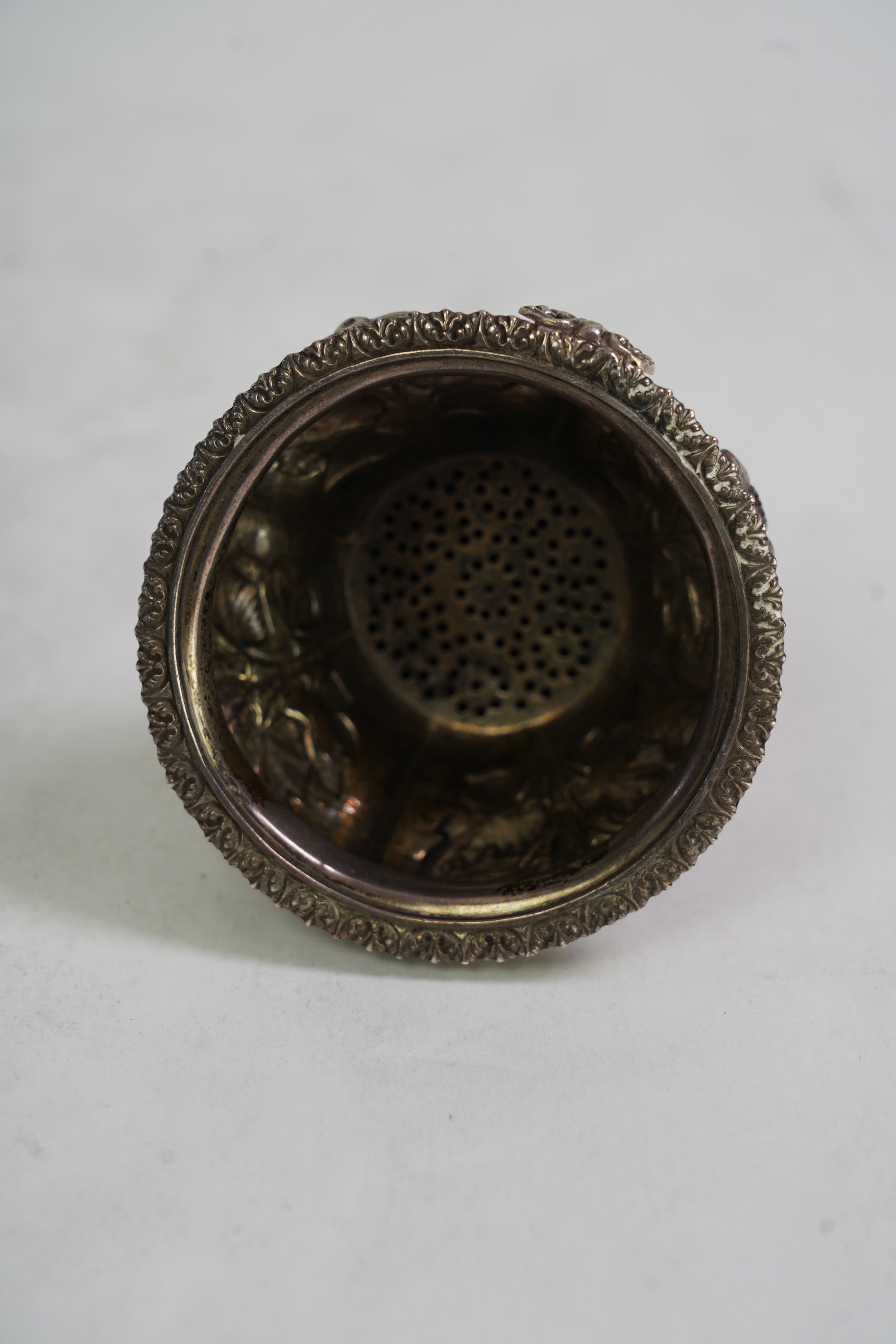 A William IV silver wine funnel, by John Evans II